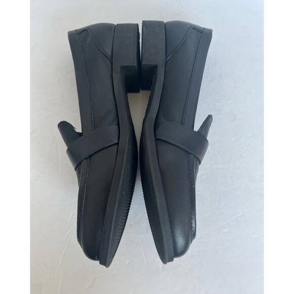 Easy Spirit Rache Comfort Slip On Black Leather Flat  Loafer Low Heel Shoes 9.5N - Picture 5 of 11